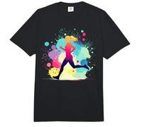 Cross Country Runing Graphic, Mujer y Niña | Runner Comfort Colors Adult Heavyweight T-Shirt