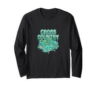 Cross Country XC Drip For Boys Girls CC Runners Ice Cream Manga Larga