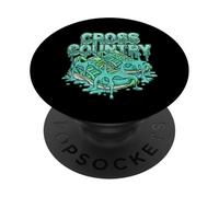 Cross Country XC Drip For Boys Girls CC Runners Ice Cream PopSockets PopGrip Adhesivo