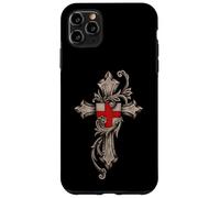 Cross Cross Templar Católico épico de Cristo Carcasa para iPhone 11 Pro MAX