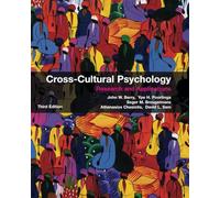 Cross-Cultural Psychology 3rd Edition Paperback: Research and Applications