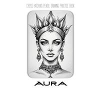 Cross Hatching Pencil Drawing Practice Book - Aura: Unleash Ethereal Goddesses. Master Intricate Details. Bring "Aura" to Life.