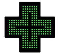 Cross Led Dispensary Sign,Dispensary Cross Led Neon Sign,3 Work Mode,Always On, Flashing And Overall Flashing,For Decoration, Collective Shop, Clinic, Drugstore, LJJY-KK