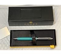 Cross Limited Collection Classic Avitar - Bolígrafo de regalo de lujo con detalles de cromo pulido, punta media, color verde azulado mate