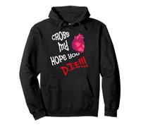 Cross My Heart Hope You Die Funny Gory Sudadera con Capucha