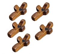 Cross My Heart - Regalo de aliento, cruz de madera para aliviar el estrés, regalo de bolsillo, cruz pequeña, regalo de mano, aferrarse y rezar, alivio del estrés de los dedos, regalos religiosos (5