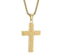 Cross Necklace, Vintage Religious Charm, 3D Printed Jewelry Pendant, Hidden Compartment Feature, for Women & Men, Faith Accessory, Casual Wear, Presents, Special Occasions