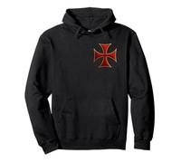 Cross Pattee - Orden Cristiana de la Cruz Roja - Templario Sudadera con Capucha