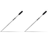 Cross - Recambio de tinta para bolígrafo, color negro (Paquete de 2)