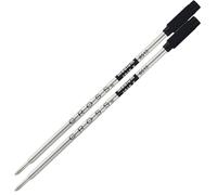 Cross Refills for Ballpoint Pens, Medium, Black Ink, 2/Pack (85132)