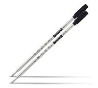 Cross Refills for Ballpoint Pens, Medium, Black Ink, 2/Pack (85132)