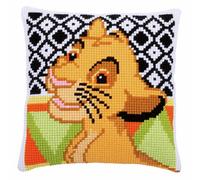 Cross stitch cushion kit Disney Simba