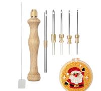 Cross Stitching Punch Needle, Threader And Hooking Kit, Punch Needle Tool For Adults Beginners Yarn Craft, Multi-Purpose Creative Sewing Accessory, Perfect Christmas DIY Rug Making