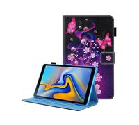 Cross Texture Card Slots Tablet Case Stand Cover for Samsung Galaxy Tab A8 10.5 2021 SM-X200/X205