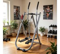 Cross Trainer - Máquina de ejercicio plegable 2 en 1, equipo de entrenamiento cardiovascular en casa para brazos y piernas, fitness de bajo impacto para el hogar, gimnasio, oficina
