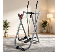 Cross Trainer - Máquina de ejercicio plegable 2 en 1, equipo de entrenamiento cardiovascular en casa para brazos y piernas, fitness de bajo impacto para el hogar, gimnasio, oficina