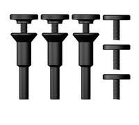 Crossarctic Soporte de mandril de montaje de rueda de corte de 3/8 pulgadas y 1/4 pulgadas con vástago de eje de 1/4 pulgadas para accesorios de amoladora, herramienta giratoria de taladro (paquete de