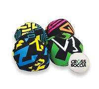 Crossboccia Juego de Bocce Family Pack Pro, Petanca en Tela para Uso Interior y Exterior, para 4 Jugadores, Color, (970828)