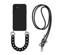 Crossbody Lanyard Necklace Marble Chain Silicone Case For Samsung A12 A22 A32 A42 A52 A72 A82 4G 5G Wrist Strap Silicone Cover,Navy Blue,A82 5G, YHNNH, Black, A22 5G
