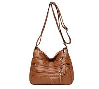 Crossbody Monederos para Mujeres Casual Correa Ajustable Bandolera Bolso de Hombro Bolso de Cuero para Mujer Bolsas Espejo, BW2, talla única