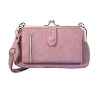 Crossbody Phone Bag with Multi-Card Organizer, 2025 New Unique Opening Small Cross Body Shoulder Bag for Women (Pink,One Size)