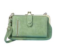 Crossbody Phone Bag with Multi-Card Organizer, 2025 New Unique Opening Small Cross Body Shoulder Bag for Women (Green,One Size)
