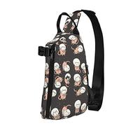 Crossbody Sling Backpack Cute Astronaut Cat Travel Senderismo Chest Daypack One Strap Shoulder Bag