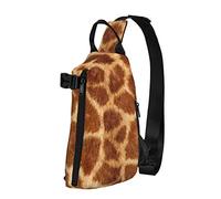 Crossbody Sling Backpack Funny 3D Giraffe Animal Travel Senderismo Chest Daypack One Strap Shoulder Bag