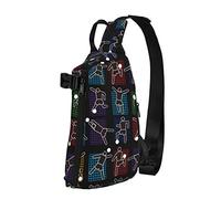 Crossbody Sling Backpack Let's Kick Some Grass Fútbol Viajes Senderismo Chest Daypack One Strap Shoulder Bag