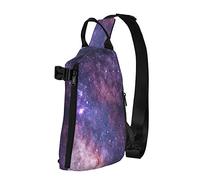 Crossbody Sling Backpack Rocky Mountain Star Night Travel Senderismo Chest Daypack One Strap Shoulder Bag