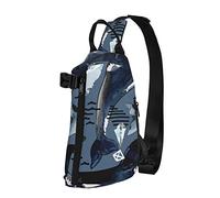 Crossbody Sling Backpack Save Killer Whale Navy Travel Senderismo Chest Daypack One Strap Shoulder Bag