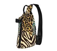 Crossbody Sling Backpack Tiger Prints Zebra Travel Senderismo Chest Daypack One Strap Shoulder Bag