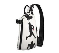 Crossbody Sling Backpack Us Baseball Game Lover Viajes Senderismo Chest Daypack One Strap Shoulder Bag
