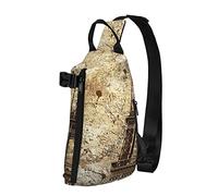 Crossbody Sling Backpack Vintage Paris Retro Travel Senderismo Chest Daypack One Strap Shoulder Bag