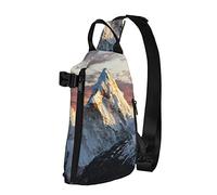 Crossbody Sling Mochila Montaña Nepal Everest Viajes Senderismo Cofre Daypack Una Correa Bolso de Hombro