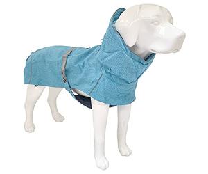 Crosses Abrigo de Senderismo para Perro, Impermeable para Perros, Abrigo Acolchado de Invierno, Forro Termopila, Turquesa Everest, Talla 50 cm - 380 g