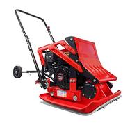 CROSSFER RPV-29465 - Placa vibratoria para suelo (6,5 CV, profundidad de compresión de 35 cm, peso de 111 kg, incluye alfombrilla de goma y suspensión)