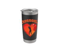 Crossgolf Amor Con Corazón Vaso térmico de acero inoxidable de doble pared