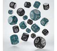 Crosshairs compact d6: stormy & black de q-workshop, dados para juegos