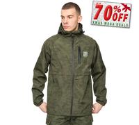 Crosshatch Janscore Hombre Chaqueta Acolchada Comodidad de Moda Abrigo Verde