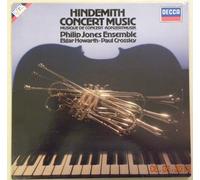 Crossley - Paul Hindemith. Konzertmusik. Philip Jones Ensemble. Elgar Howarth. Paul Crossley - Klavier. Vinyl LP. Decca