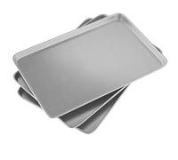 CROSSON Bandeja para Hornear Rectangular 60 x 40 x 3 cm,Bandeja Hornear Profesional en Acero Inoxidable Resistencia a Altas Temperaturas Bandejas para Hornear Gelatina