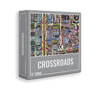 Crossroads - Hermoso y desafiante Rompecabezas de Mapa de Calles para Adultos (1000 Piezas)