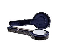 Crossrock Bolsa de Fibra de Vidrio para Banjos de 28,9 a 32,8 cm con Hombro extraíble, Negro, 11~12.5 Inches Openback, Fiberglass, Moderno