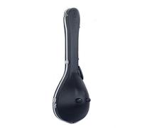 Crossrock, Carcasa rígida de plástico ABS moldeado griego Bouzouki, color negro (CRA861BOBK)