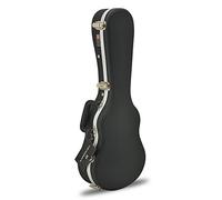 Crossrock cra800tubk ABS moldeado ukelele funda, negro