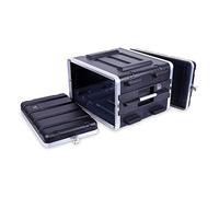 Crossrock CRA8602US - Estuche apilable para rack (resistente moldeado con herramientas resistentes, profundidad poco profunda)
