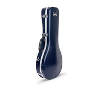 Crossrock CRA860MABL - Funda de mandolina estilo A con correas para mochila, carcasa rígida moldeada en ABS, color azul