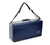 Crossrock CRA862TRBL - Funda rígida de ABS para trompeta con correa para el hombro, color azul
