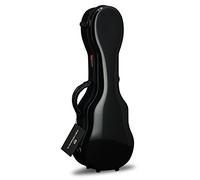 Crossrock crf1000subk Fibra de vidrio - Ukelele soprano (funda rígida, color negro